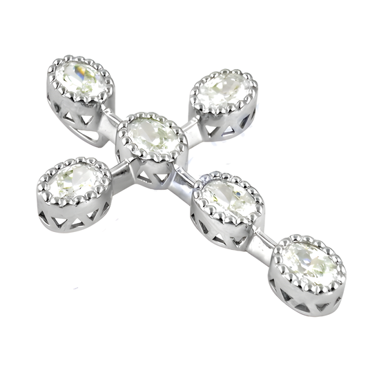 Exquisite Cubic Zirconia Gemstone Silver Pendant Jewelry - Special High-Quality Product