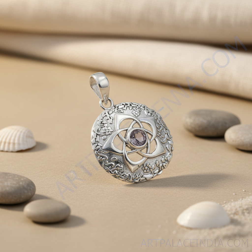 925 silver celtic knot pendant necklace | women's jewelry gift