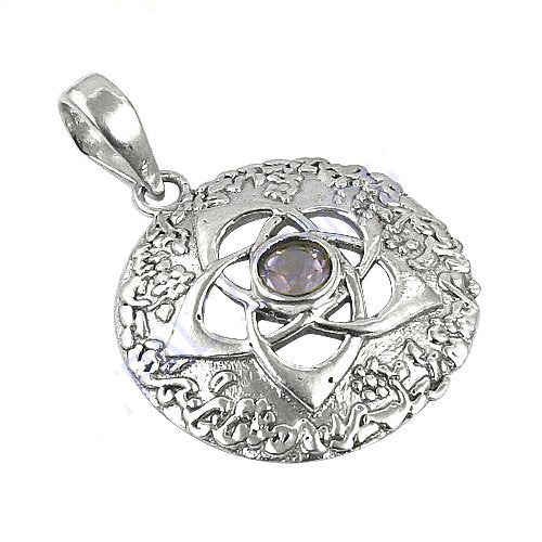 925 silver celtic knot pendant necklace | women's jewelry gift