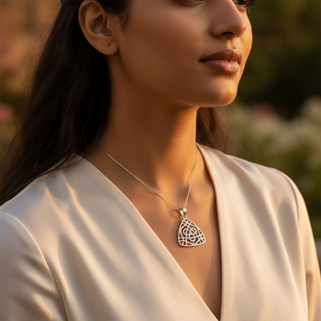 925 Silver Celtic Knot Pendant for Women | Daily Wear Gift
