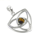 将图像加载到图库查看器中， 925 Silver Tiger Eye Pendant for Women | Daily Wear Gift
