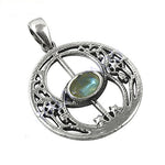 将图像加载到图库查看器中， 925 Silver Labradorite Pendant Necklace for Women | Gift Jewelry
