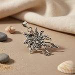 将图像加载到图库查看器中， 925 Silver Abstract Pendant Necklace | Gemstone Jewelry for Women
