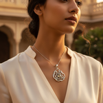 将图像加载到图库查看器中， 925 Silver Celtic Knot Pendant | Pear Gemstone | Women's Jewelry
