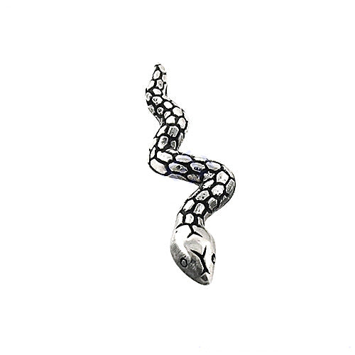 925 Silver Snake Pendant | Sterling Silver Charm for Women