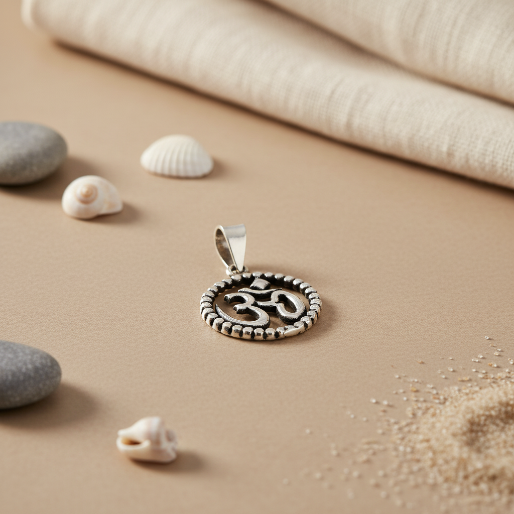 925 Silver Om Pendant for Women | Spiritual Jewelry Gift
