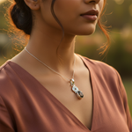将图像加载到图库查看器中， 925 Silver Smoky Quartz Pendant for Women | Gemstone Jewelry
