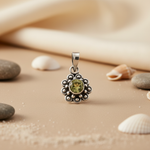 将图像加载到图库查看器中， 925 Silver Peridot Pendant for Women | Gemstone Jewelry
