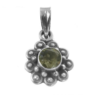 925 silver peridot pendant for women | gemstone jewelry