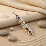 Load image into Gallery viewer, 925 Silver Chakra Pendant Necklace | Gemstone Jewelry for Women
