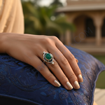 Load image into Gallery viewer, 925 Sterling Silver Black Onyx Ring for Women | Gemstone Jewelry
