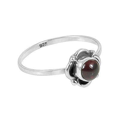 925 Sterling Silver Black Onyx Ring for Women | Gemstone Jewelry