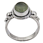 将图像加载到图库查看器中， 925 Silver Green Gemstone Ring for Women | Gift Jewelry
