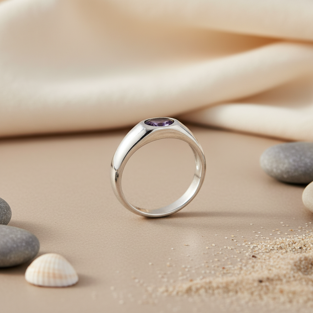 925 Silver Gemstone Ring for Women | Statement Jewelry