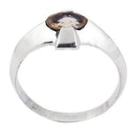 将图像加载到图库查看器中， 925 Silver Smoky Quartz Ring | Men's Ring | Gift for Him
