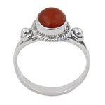 将图像加载到图库查看器中， 925 Silver Coral Ring for Women | Gemstone Jewelry Gift
