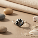将图像加载到图库查看器中， 925 Silver Moonstone Ring for Women | Gift Jewelry
