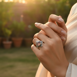 将图像加载到图库查看器中， 925 Silver Moonstone Ring for Women | Gift Jewelry
