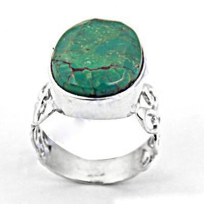 925 Silver Turquoise Ring for Women | Statement Jewelry