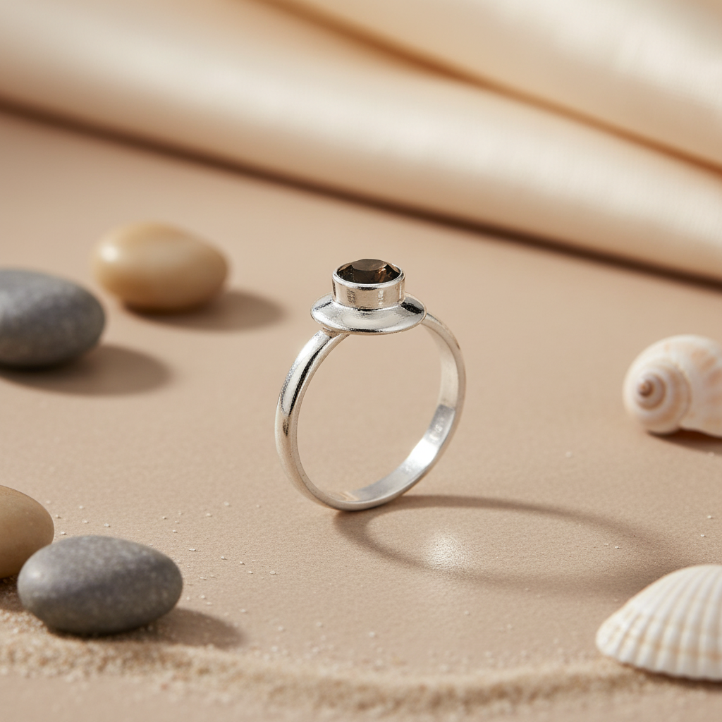 925 Sterling Silver Ring with Gemstone for Women | Gift