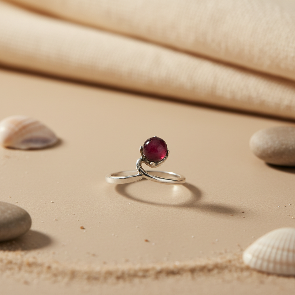 925 Silver Gemstone Ring for Women | Minimalist Jewelry Gift