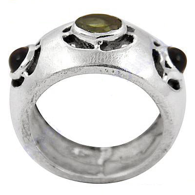 925 silver gemstone ring for women | statement jewelry gift