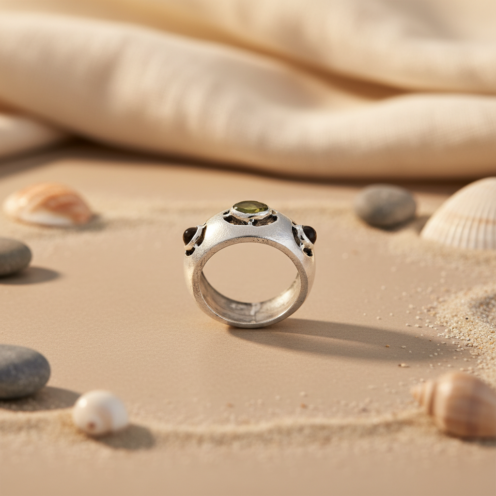 925 Silver Gemstone Ring for Women | Statement Jewelry Gift