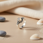 将图像加载到图库查看器中， 925 Silver Moonstone Ring for Women | Sterling Silver Jewelry
