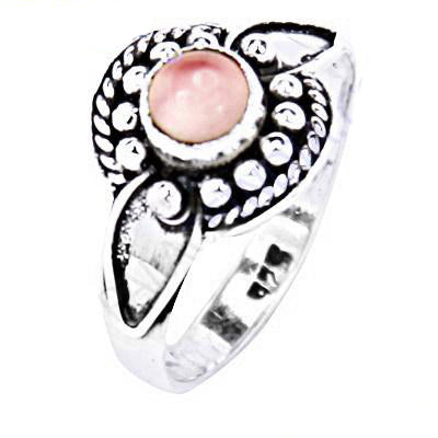 925 Sterling Silver Rose Quartz Ring for Women | Gift Jewelry
