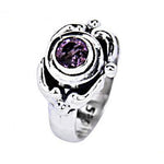 将图像加载到图库查看器中， 925 Silver Amethyst Ring for Women | Gemstone Jewelry
