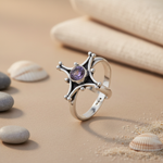 将图像加载到图库查看器中， 925 Silver Amethyst Ring for Women | Gemstone Jewelry Gift
