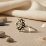 将图像加载到图库查看器中， 925 Silver Gemstone Ring for Women | Statement Jewelry
