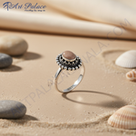 Load image into Gallery viewer, 925 Sterling Silver Ring with Oval Gemstone for Women
