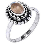将图像加载到图库查看器中， 925 Sterling Silver Ring with Oval Gemstone for Women
