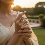 Load image into Gallery viewer, 925 Silver Citrine Ring for Women | Oval Gemstone Ring

