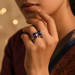 Load image into Gallery viewer, 925 Silver Amethyst Gemstone Ring for Women | Gift Jewelry
