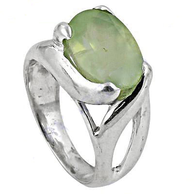 925 Silver Green Gemstone Ring for Women | Daily Wear