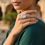 Load image into Gallery viewer, 925 Silver White Topaz Ring for Women | Statement Jewelry
