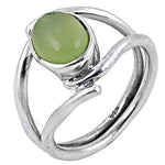Load image into Gallery viewer, 925 Silver Green Gemstone Ring for Women | Daily Wear Jewelry
