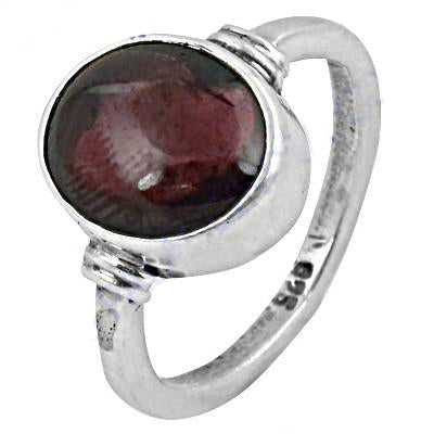 925 sterling silver garnet ring for women | gemstone jewelry