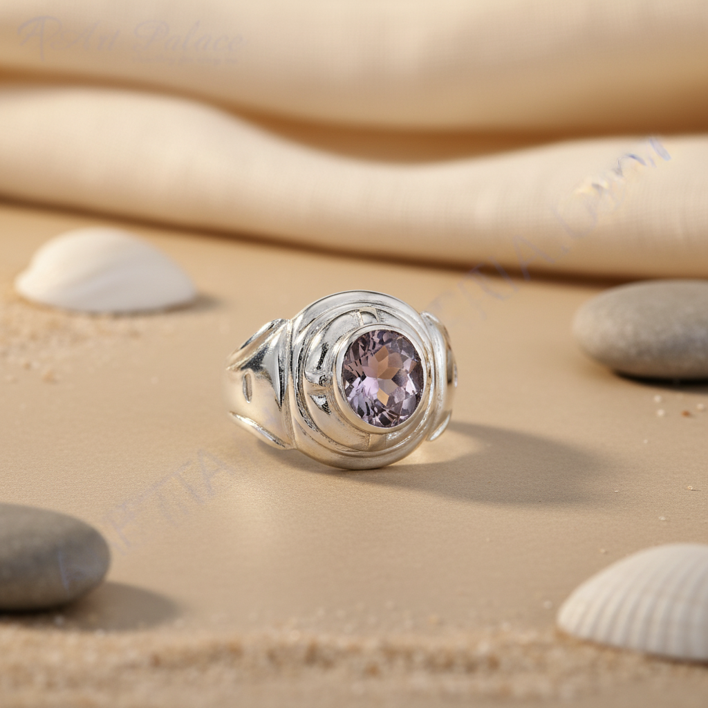 925 Sterling Silver Amethyst Ring for Women | Gift Jewelry