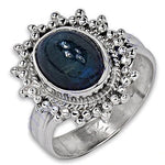Load image into Gallery viewer, 925 Silver Oval Stone Ring for Women | Gemstone Jewelry
