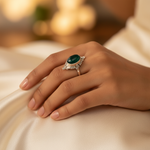 将图像加载到图库查看器中， 925 Silver Garnet Ring for Women | Gemstone Jewelry
