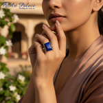 Load image into Gallery viewer, 925 Silver Lapis Lazuli Ring for Women | Gemstone Jewelry

