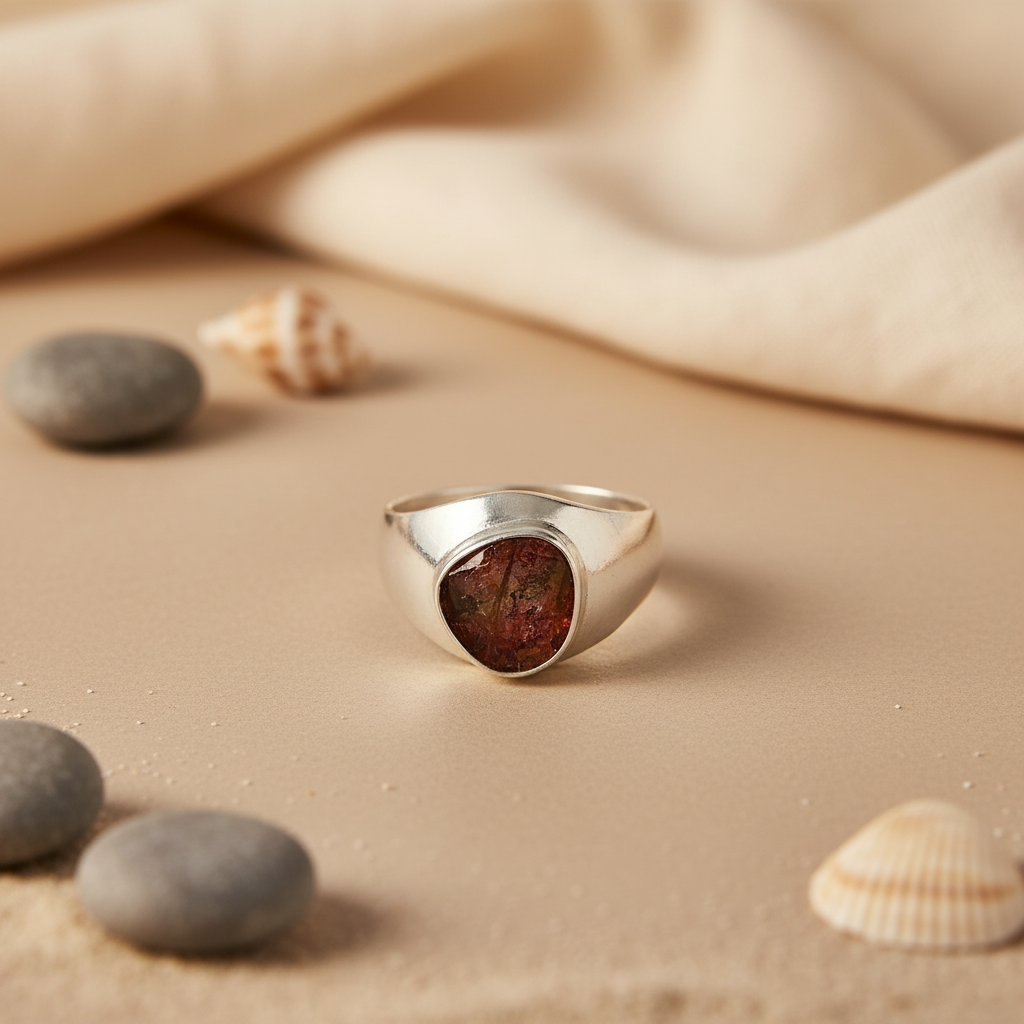 925 Sterling Silver Ruby Ring for Women | Gemstone Jewelry