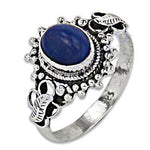 将图像加载到图库查看器中， 925 Silver Lapis Lazuli Ring for Women | Gemstone Jewelry

