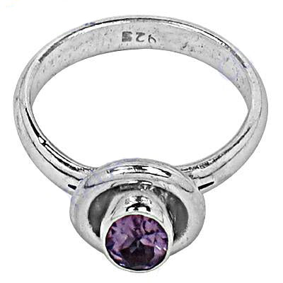 925 silver amethyst ring for women | gemstone jewelry
