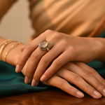 将图像加载到图库查看器中， 925 Silver Rose Quartz Ring for Women | Gift Jewelry
