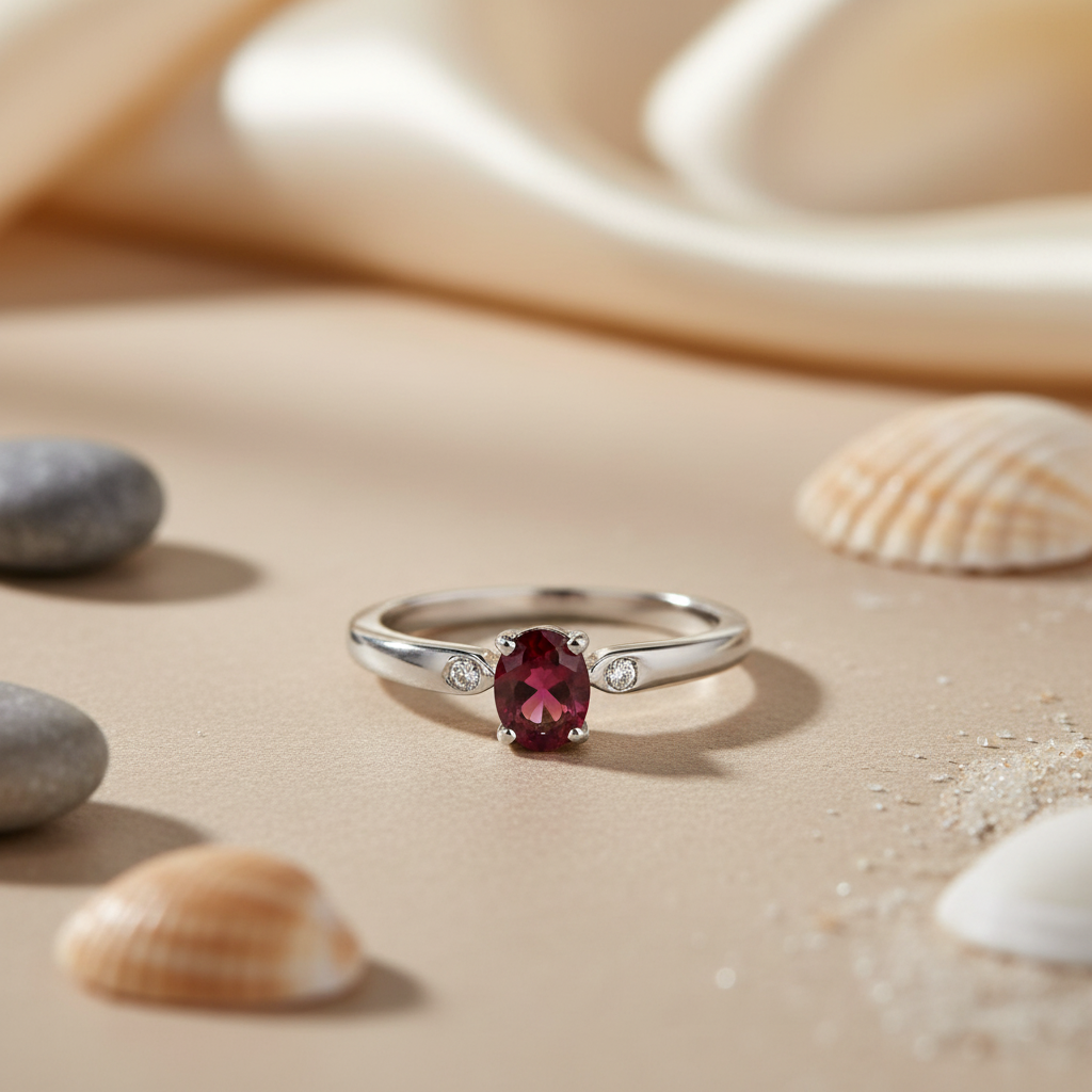 925 Silver Ruby Ring for Women | Gemstone Jewelry Gift
