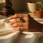 Load image into Gallery viewer, 925 Silver Peridot Ring for Women | Gemstone Jewelry
